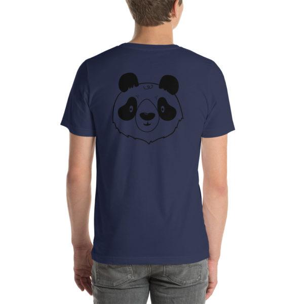 Kurzärmeliges Panda Unisex-T-Shirt