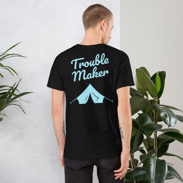 Kurzärmeliges Trouble Maker Unisex-T-Shirt 1 Kurzärmeliges Trouble Maker Unisex-T-Shirt