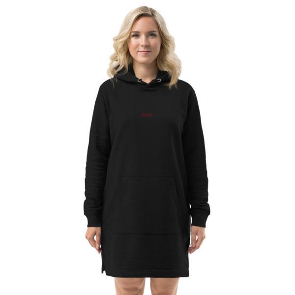 -Vagés- Basic Hoodiekleid