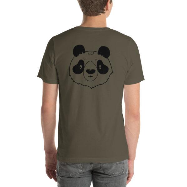 Kurzärmeliges Panda Unisex-T-Shirt – Bild 5
