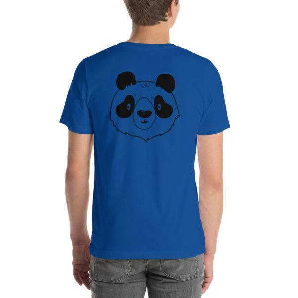 Kurzärmeliges Panda Unisex-T-Shirt – Bild 4