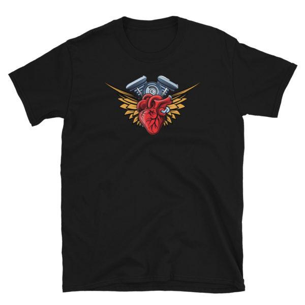 Heart Biker Unisex-T-Shirt – Bild 2
