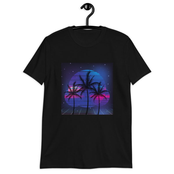Synthwave Palme Unisex-T-Shirt