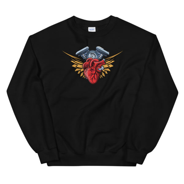 Heart Biker Unisex-Pullover