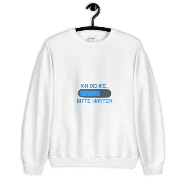 Ich denke.. Unisex-Pullover – Bild 3