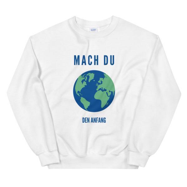 Mach du den Anfang Unisex-Pullover – Bild 3