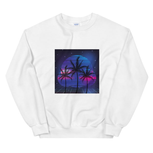 Synthwave Palme Unisex-Pullover