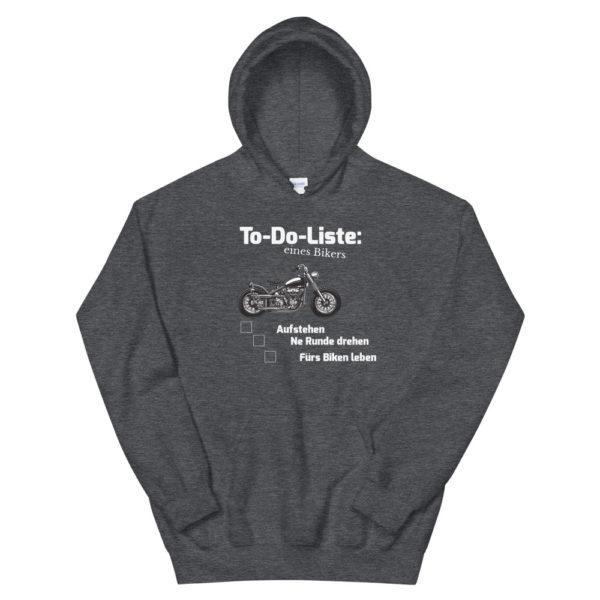 Biker To-Do Liste Kapuzenpullover